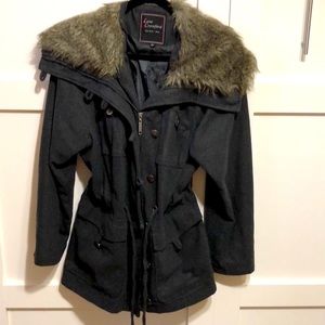 Lane Crawford Women Wool Faux Fur Winter Jacket 🧥 Collection